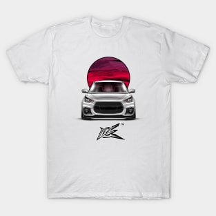 maruti suzuki swift white T-Shirt